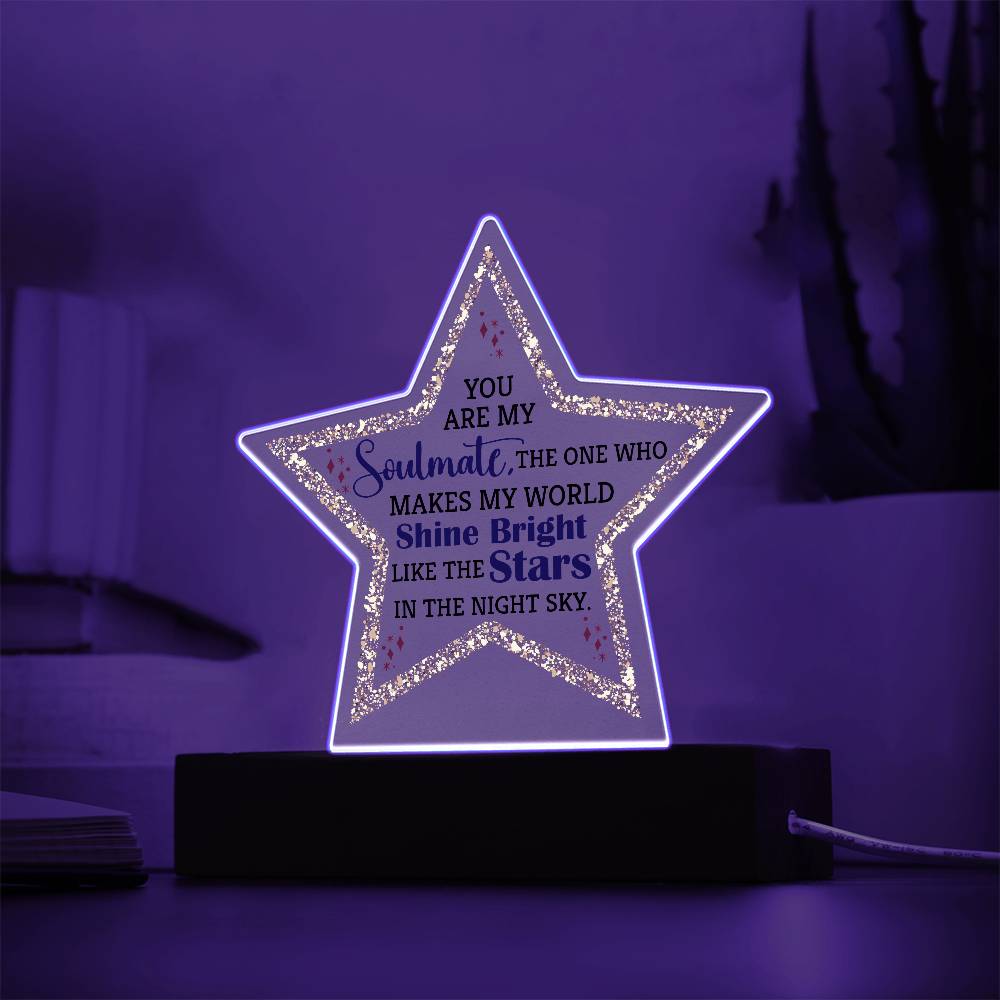 Sample for Joe - Star Printed Acrylic 9/27