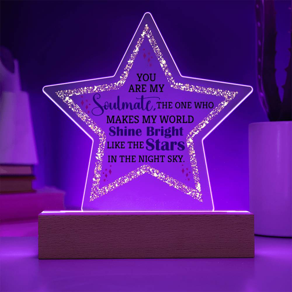 Sample for Joe - Star Printed Acrylic 9/27