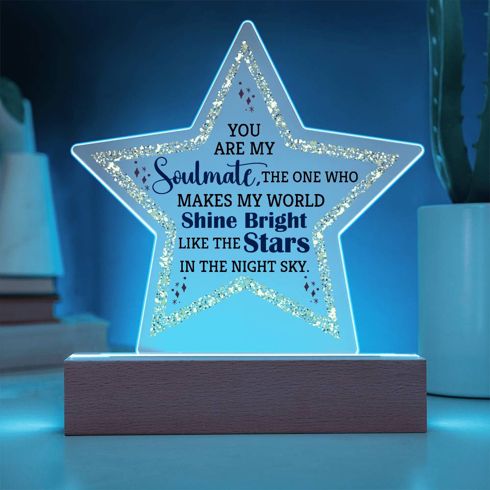 Sample for Joe - Star Printed Acrylic 9/27