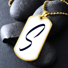 Load image into Gallery viewer, Dog Tag Necklace (Sample)