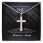 Nicolas to Emma cross + ball chain