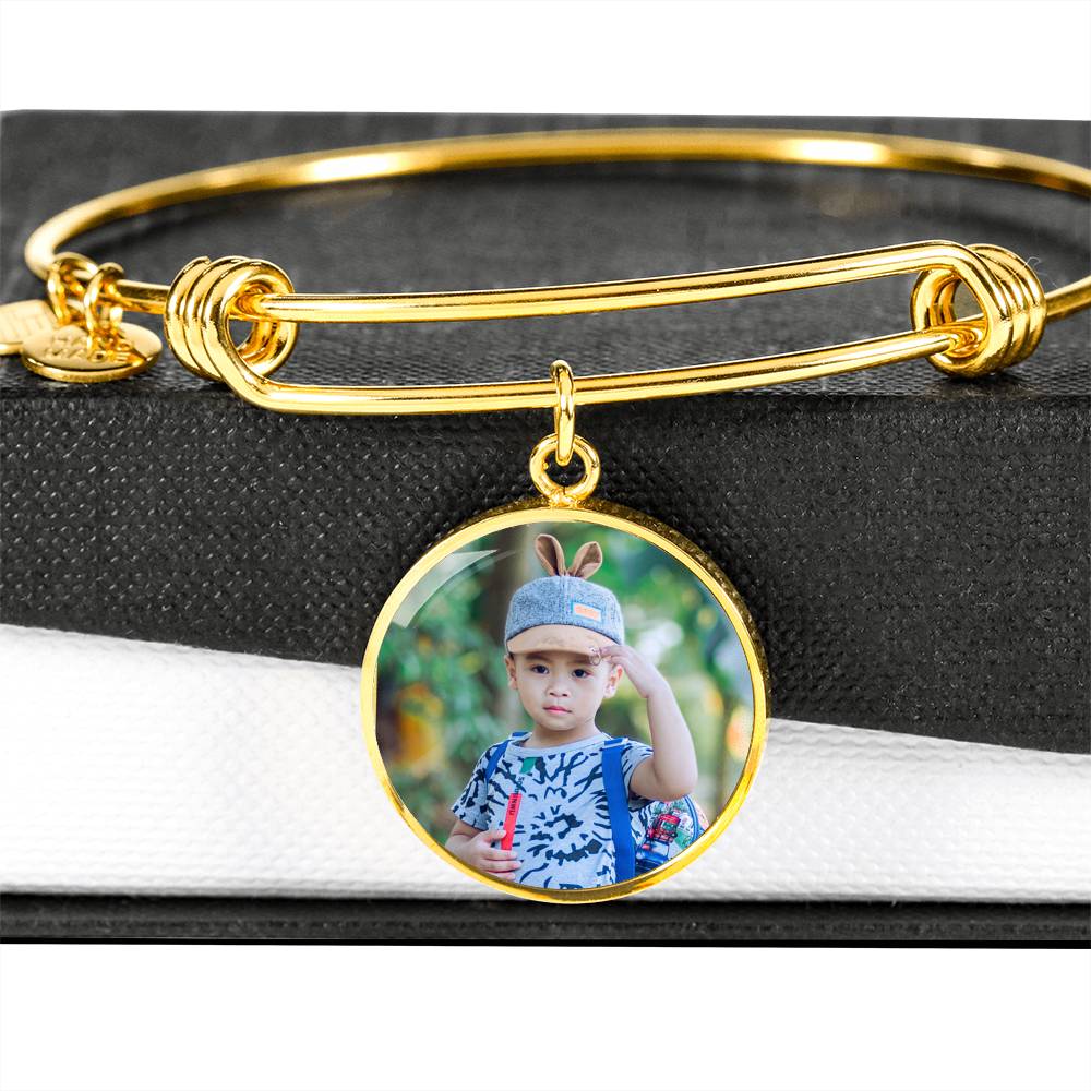 Sample Circle Bangle - Little Boy Photo