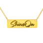 0.5.0 ProdTest 748 | Horizontal Bar Necklace