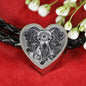 Sample Heart Charm - Elephant Transparent