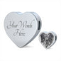 Sample Heart Charm - Elephant Transparent