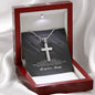 Nicola to Emma cross + snake chain