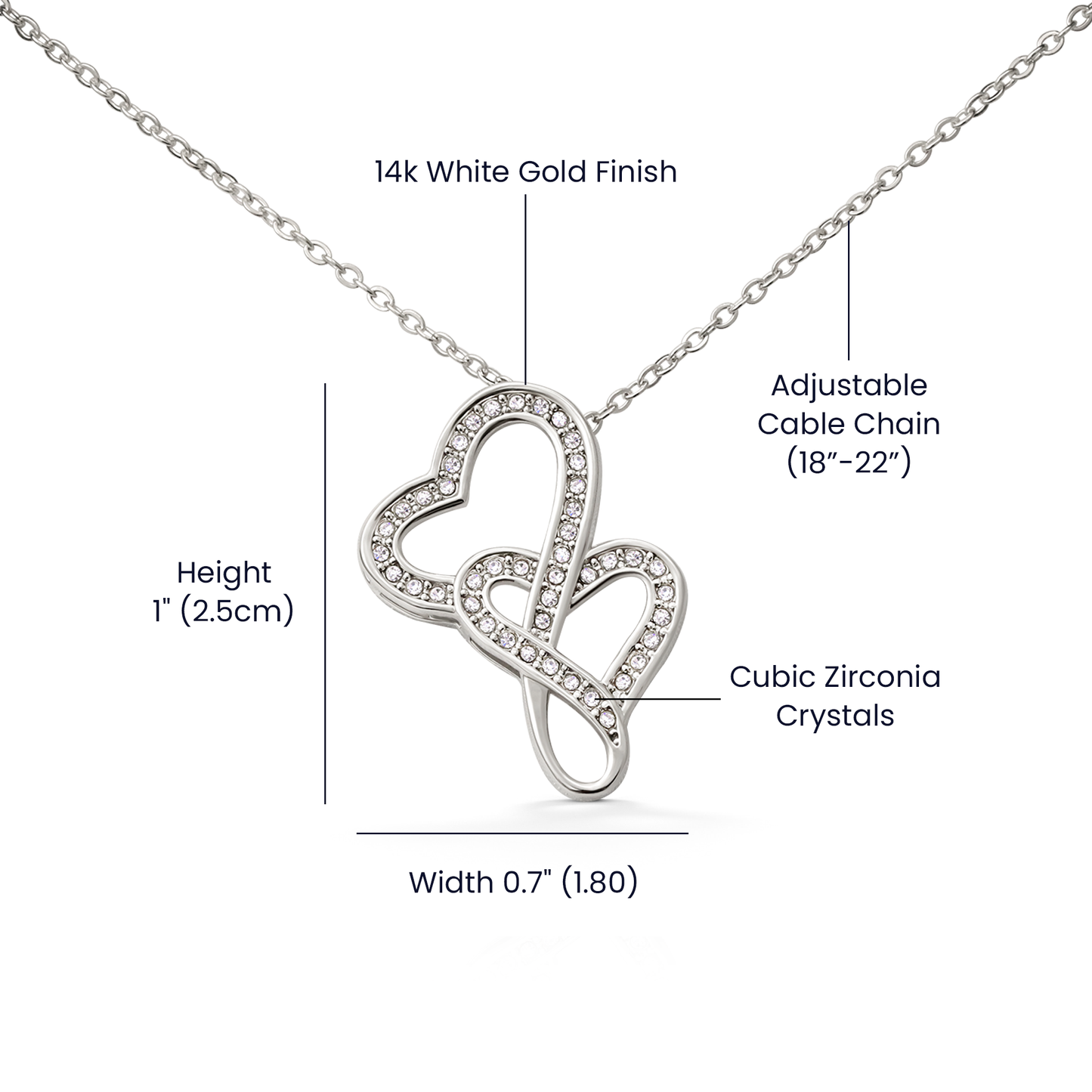 Sample for Joe - Heart-to-heart Necklace 9/30