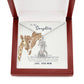 Sample for Joe - Giraffe Necklace 9/30