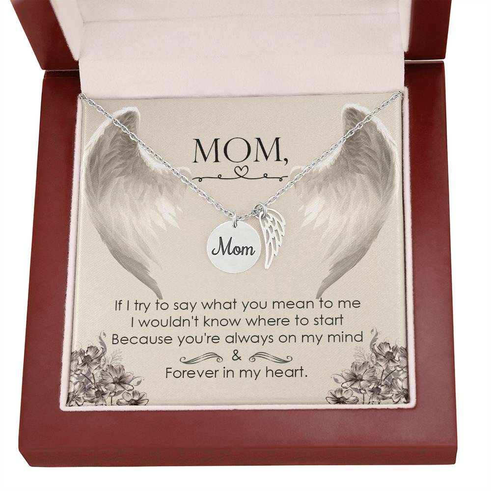 Sample for Joe - Memorial Mom Necklace 9/30