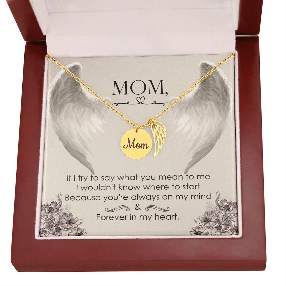 Sample for Joe - Memorial Mom Necklace 9/30