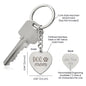 Sample for Joe - Heart Keychain Engraved 9/28