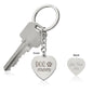 Sample for Joe - Heart Keychain Engraved 9/28