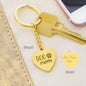 Sample for Joe - Heart Keychain Engraved 9/28