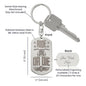 Sample for Joe - Dog Tag Keychain Engraved 9/28