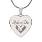 Sample for Joe - Engraved Heart Necklace 9/28