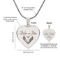 Sample for Joe - Engraved Heart Necklace 9/28