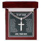 Sample for Joe - Cuban Link Chain Artisan Cross 10/1
