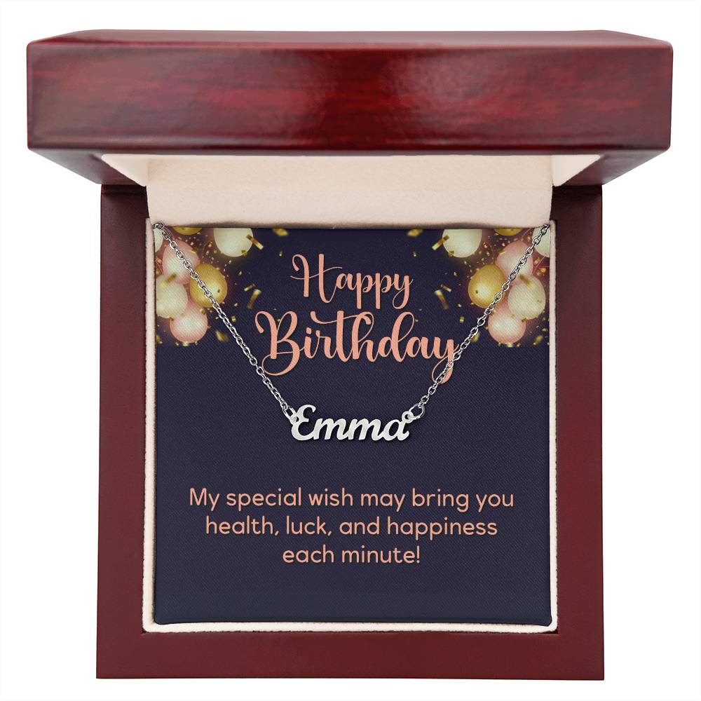 Sample for Joe - Custom Name Necklace 9/30