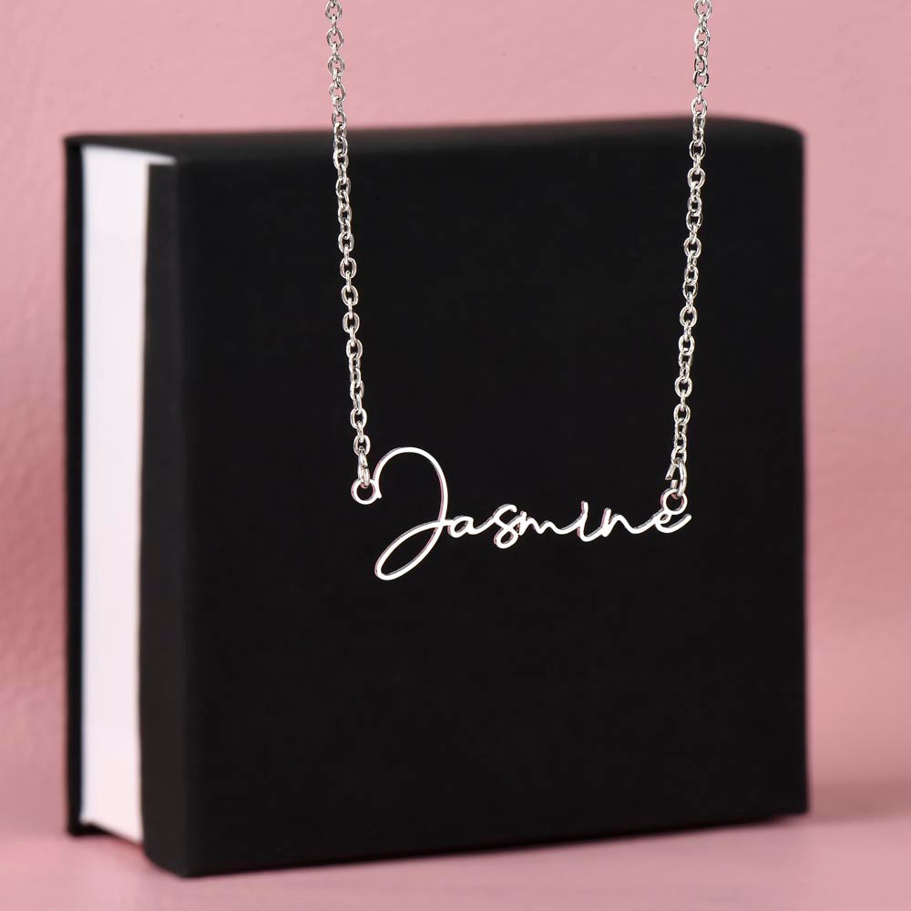 Sample for Joe - Signature Name Necklace 9/30