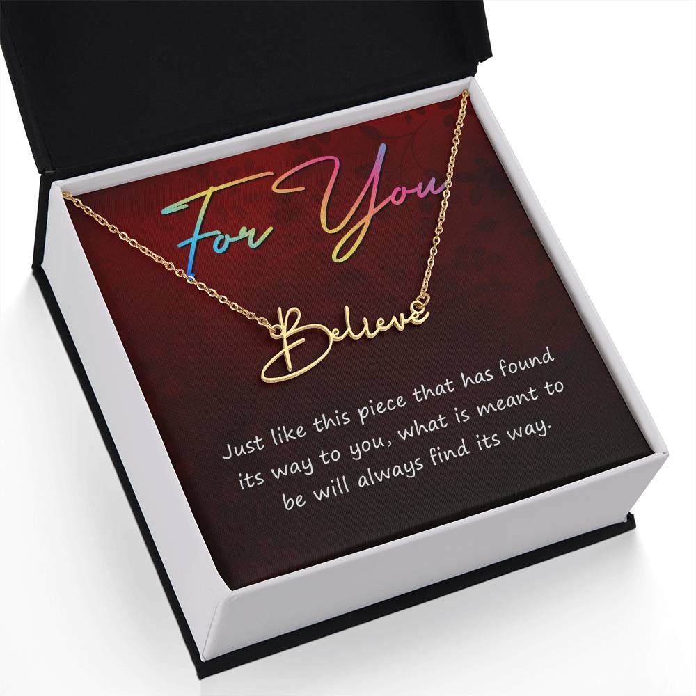 Signature Name Necklace 10/11