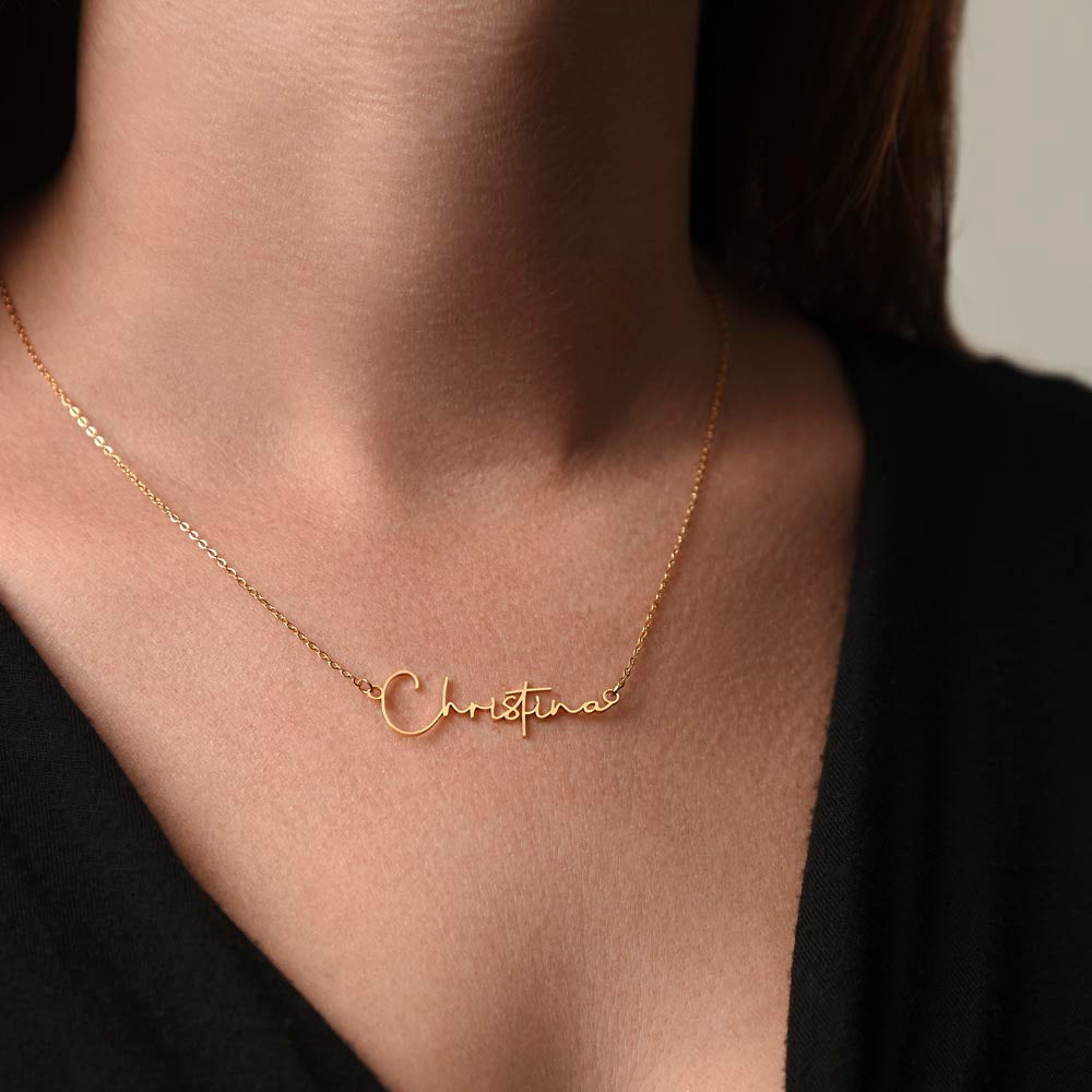 Signature Name Necklace 10/11