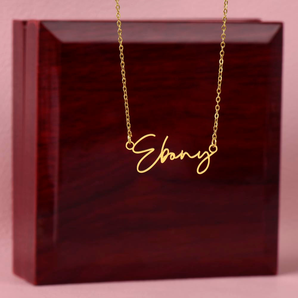 Signature Name Necklace 10/11