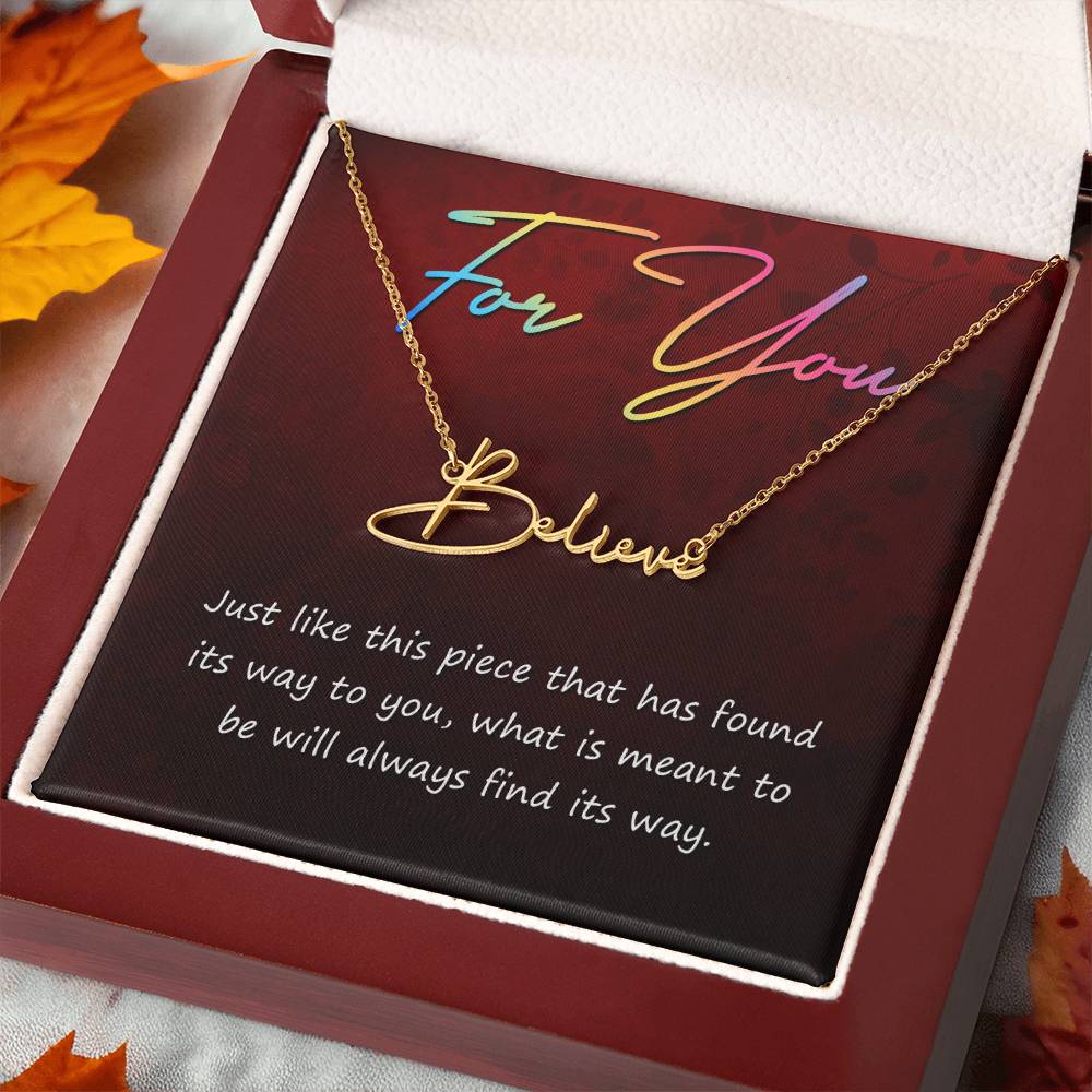 Signature Name Necklace 10/11