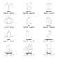 Sample for Joe - Zodiac Necklace 9/30