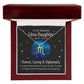 Sample for Joe - Zodiac Necklace 9/30