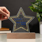 Sample for Joe - Star Printed Acrylic 9/27