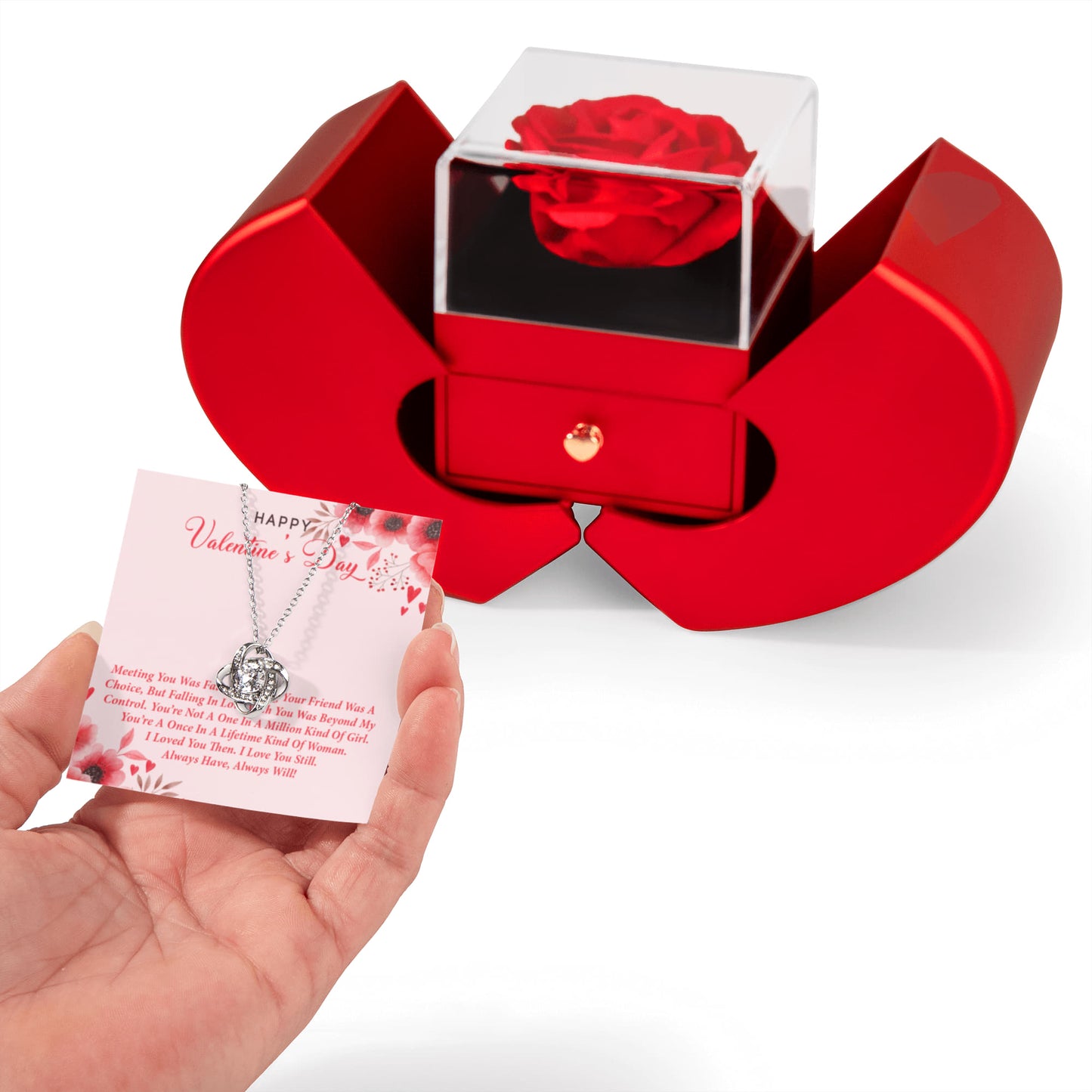 Red rose box - valentines