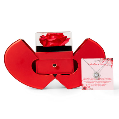 Red rose box - valentines