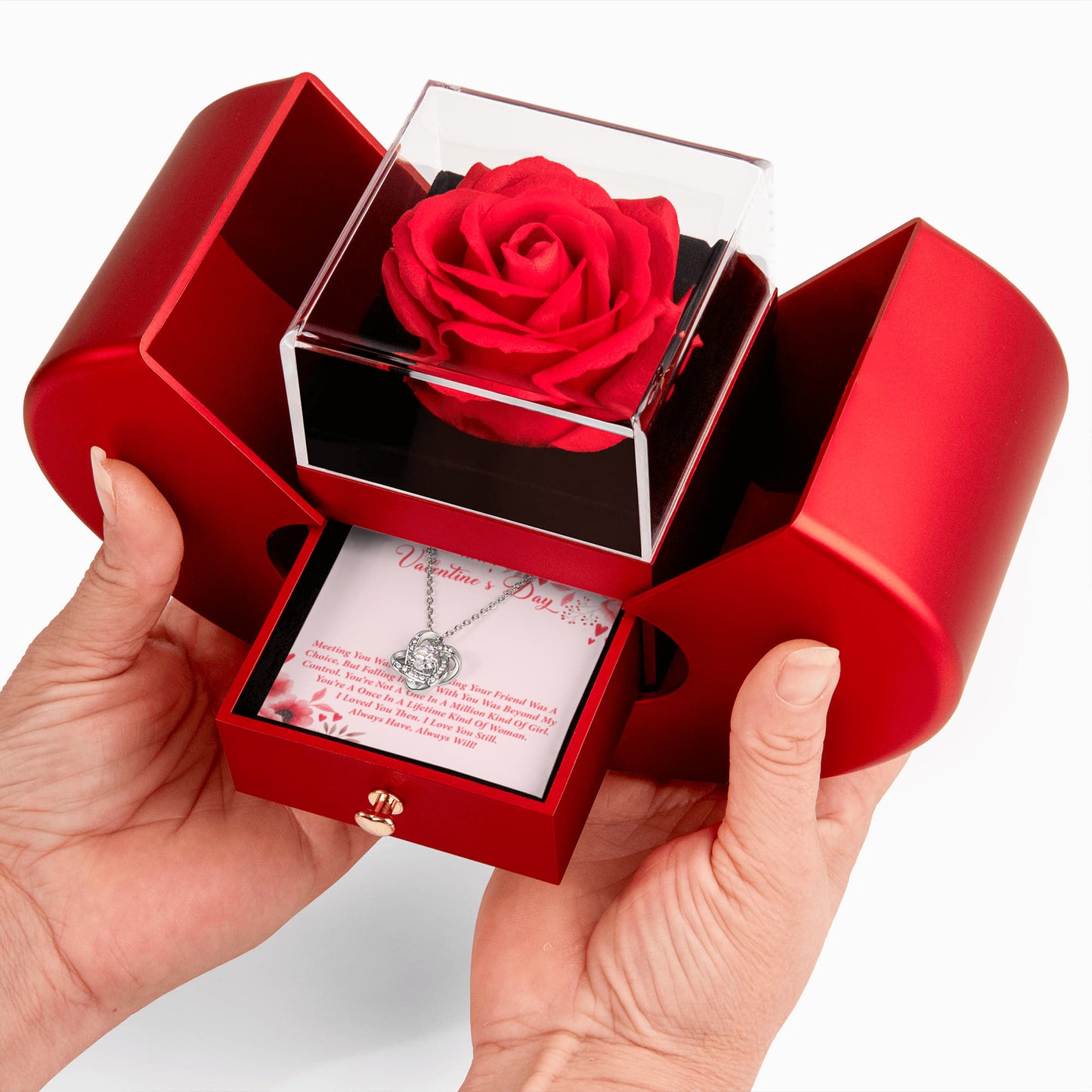 Red rose box - valentines