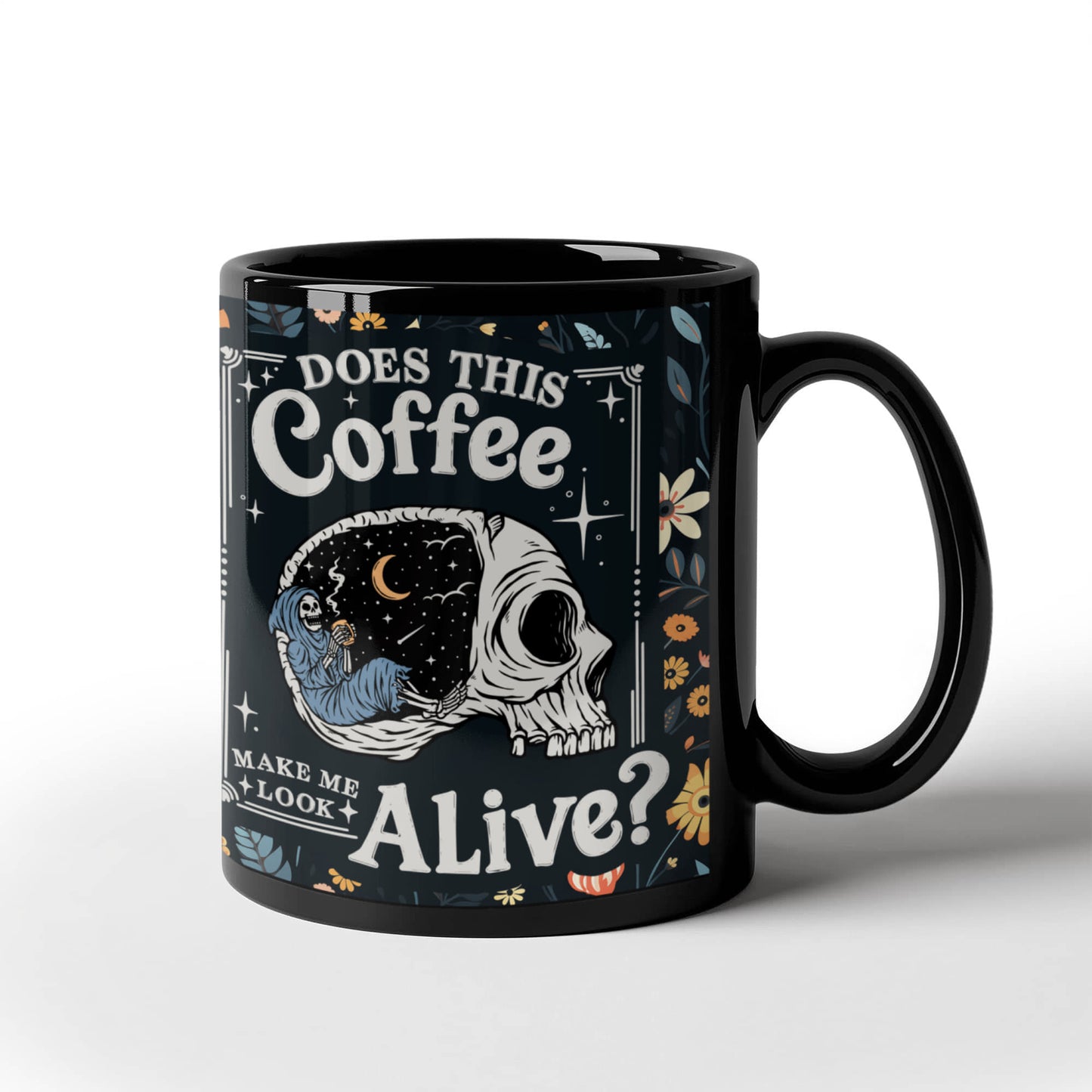 Sample for Joe - Black Ceramic Mug 15 oz.