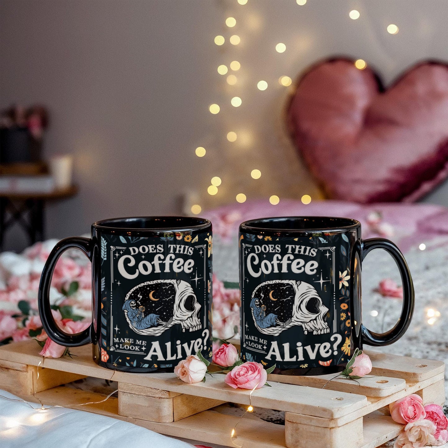 Sample for Joe - Black Ceramic Mug 15 oz.