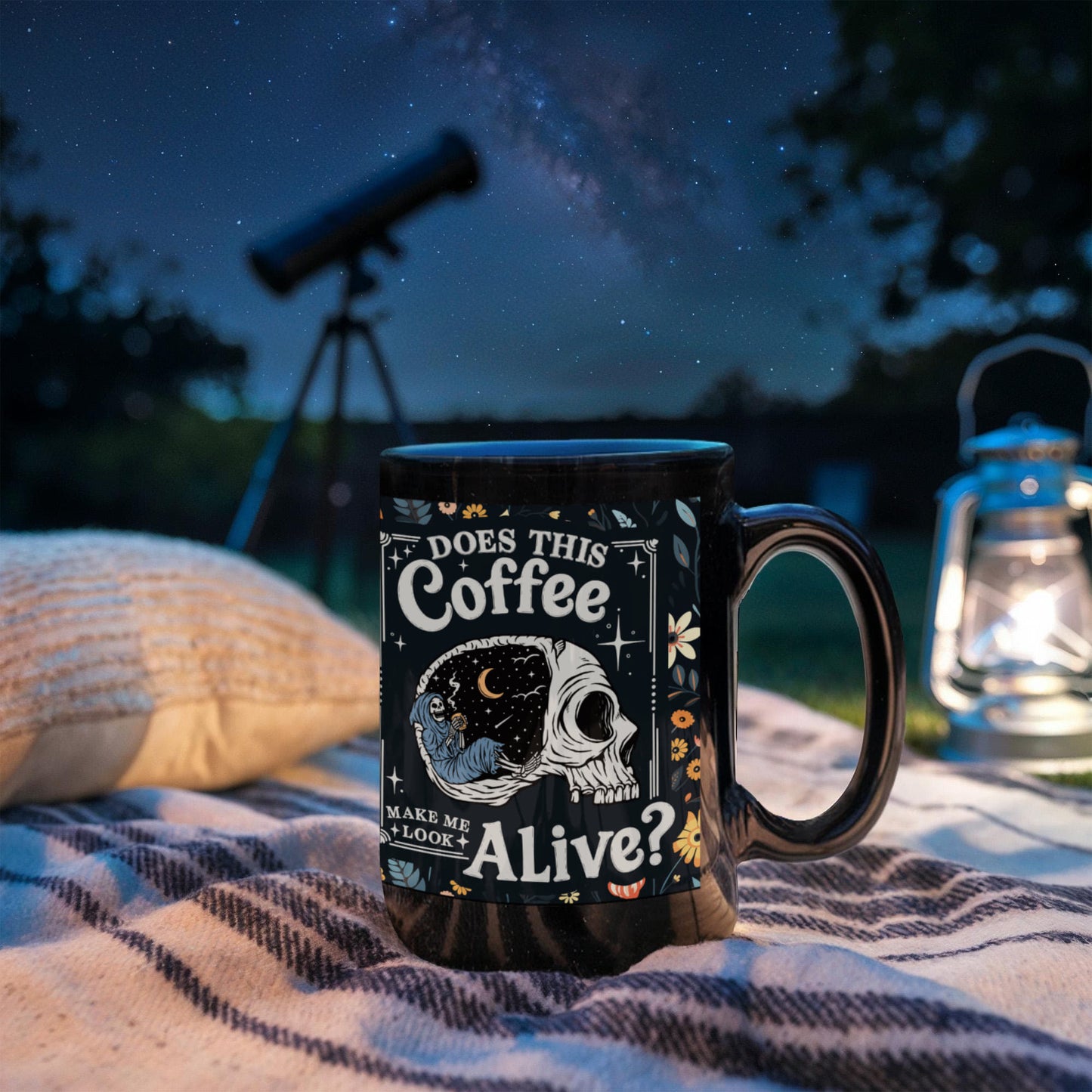 Sample for Joe - Black Ceramic Mug 15 oz.