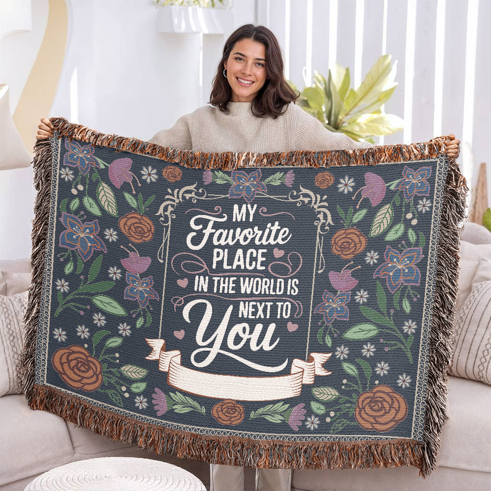 Sample for Joe - Artwork Heirloom Woven Blanket 60x80 landscape