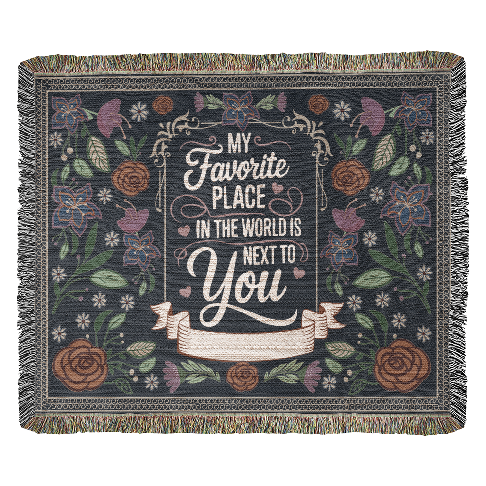 Sample for Joe - Artwork Heirloom Woven Blanket 60x80 landscape