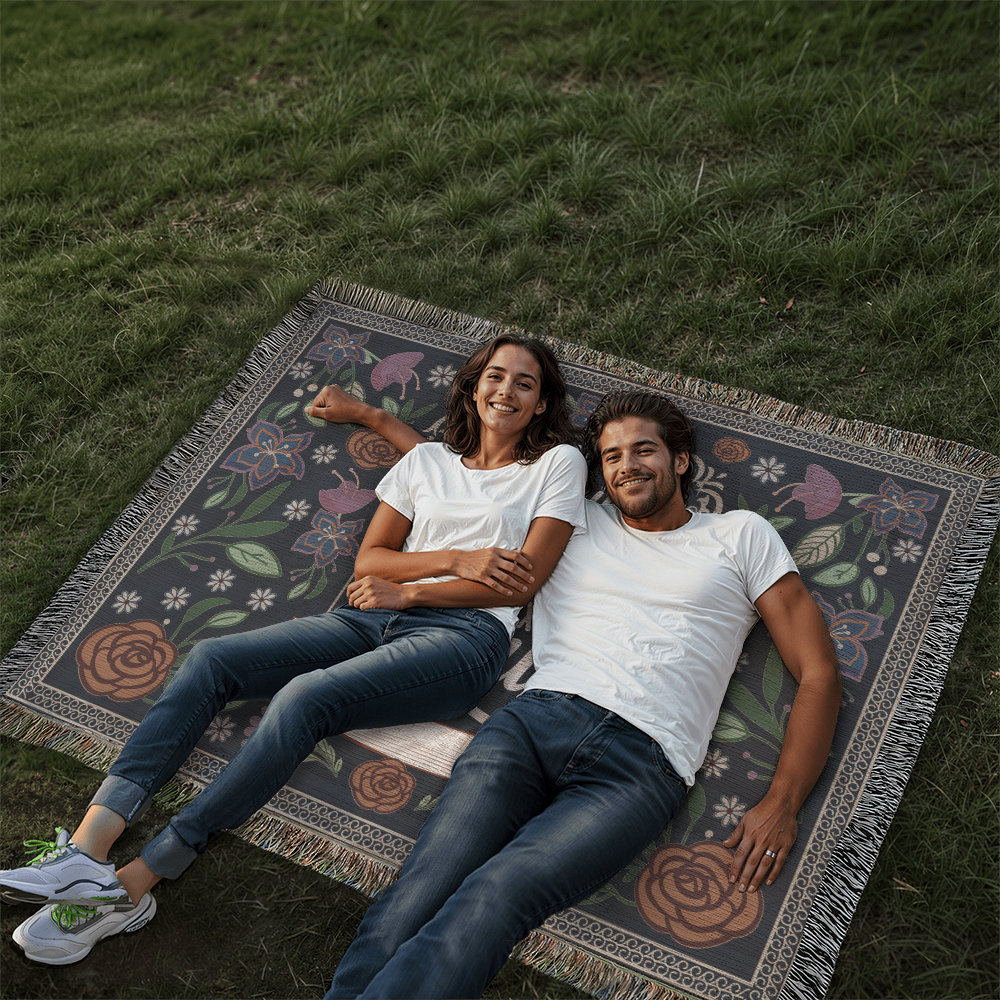 Sample for Joe - Artwork Heirloom Woven Blanket 60x80 landscape