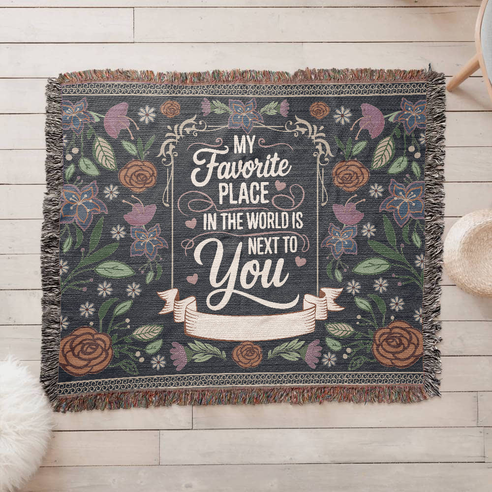 Sample for Joe - Artwork Heirloom Woven Blanket 60x80 landscape