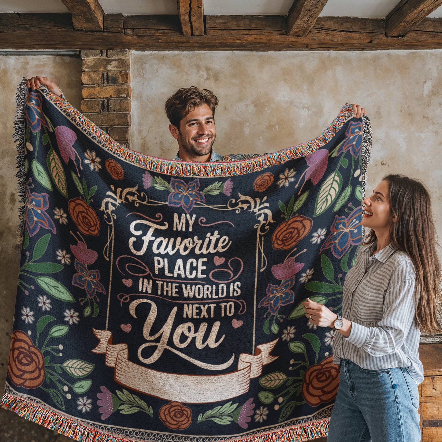 Sample for Joe - Artwork Heirloom Woven Blanket 60x80 landscape