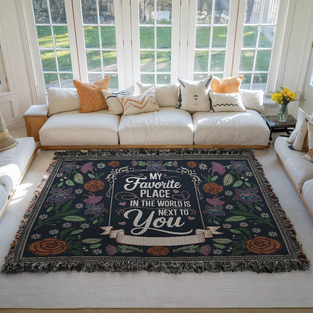 Sample for Joe - Artwork Heirloom Woven Blanket 60x80 landscape