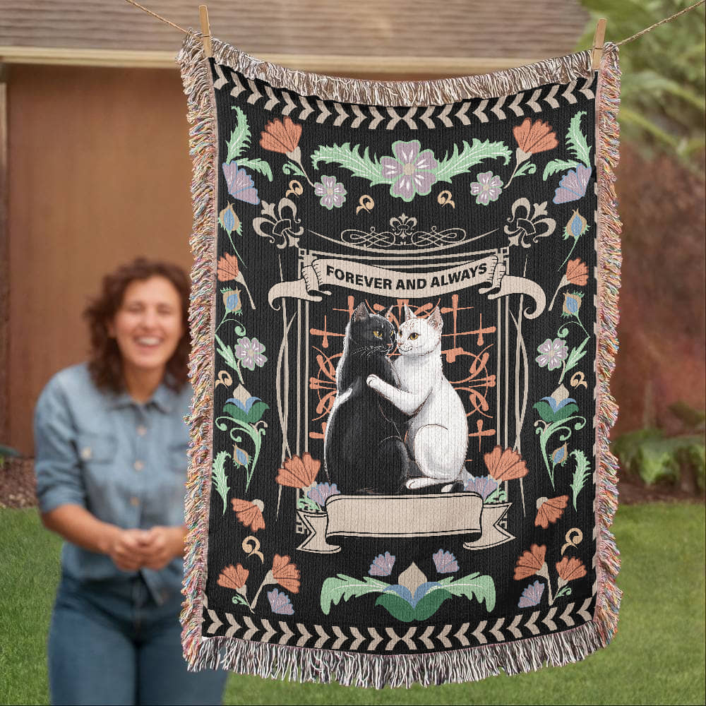Sample for Joe - Artwork Heirloom Woven Blanket 37x52 portrait