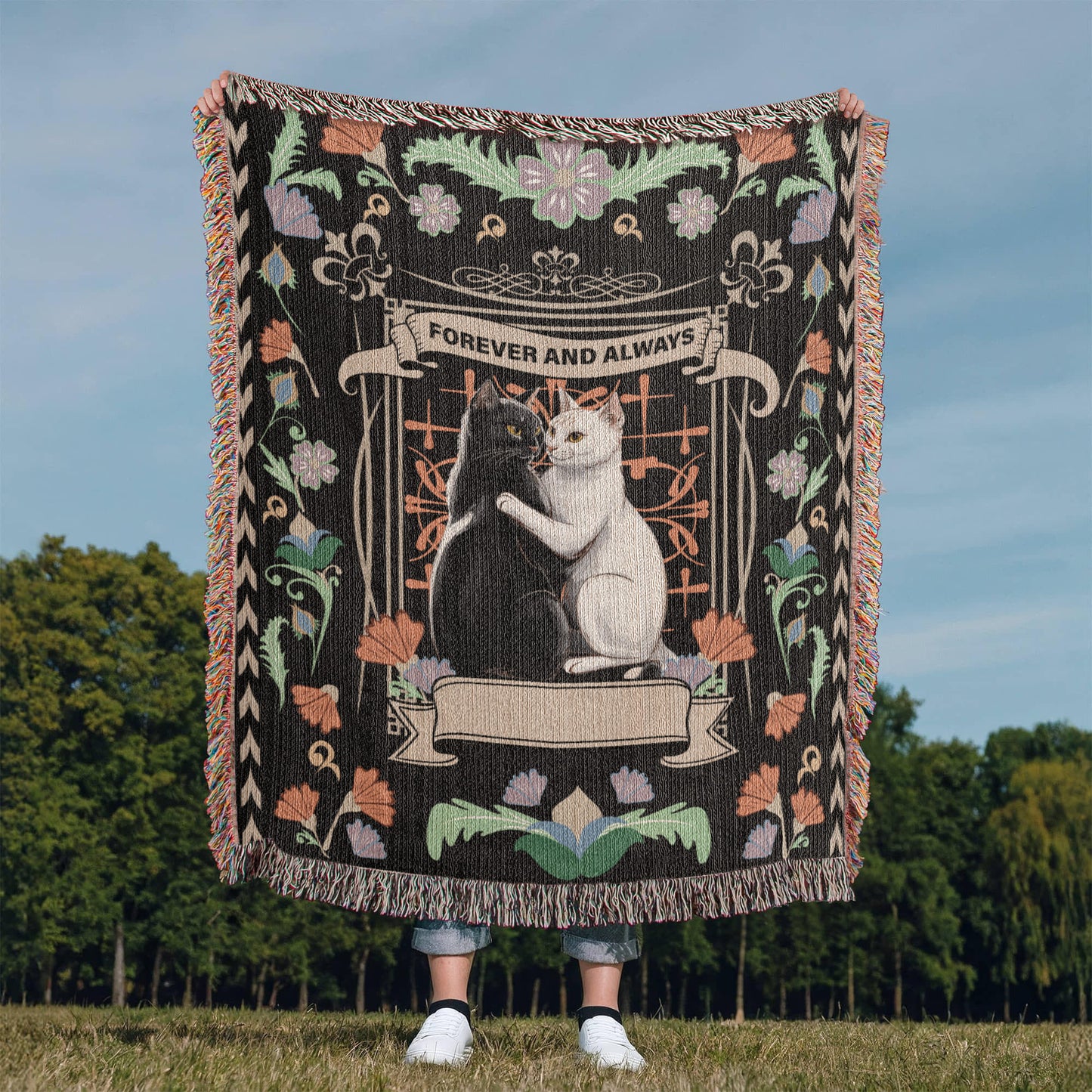 Sample for Joe - Artwork Heirloom Woven Blanket 37x52 portrait