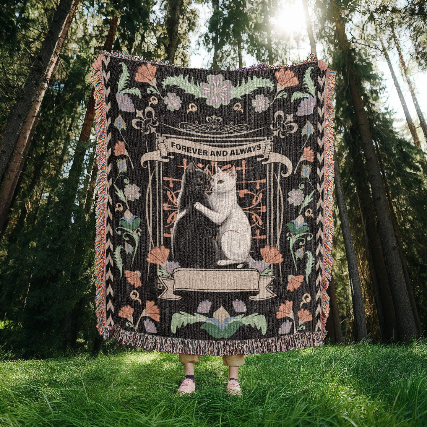 Sample for Joe - Artwork Heirloom Woven Blanket 37x52 portrait