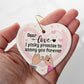 Sample for Joe - ceramic heart ornament