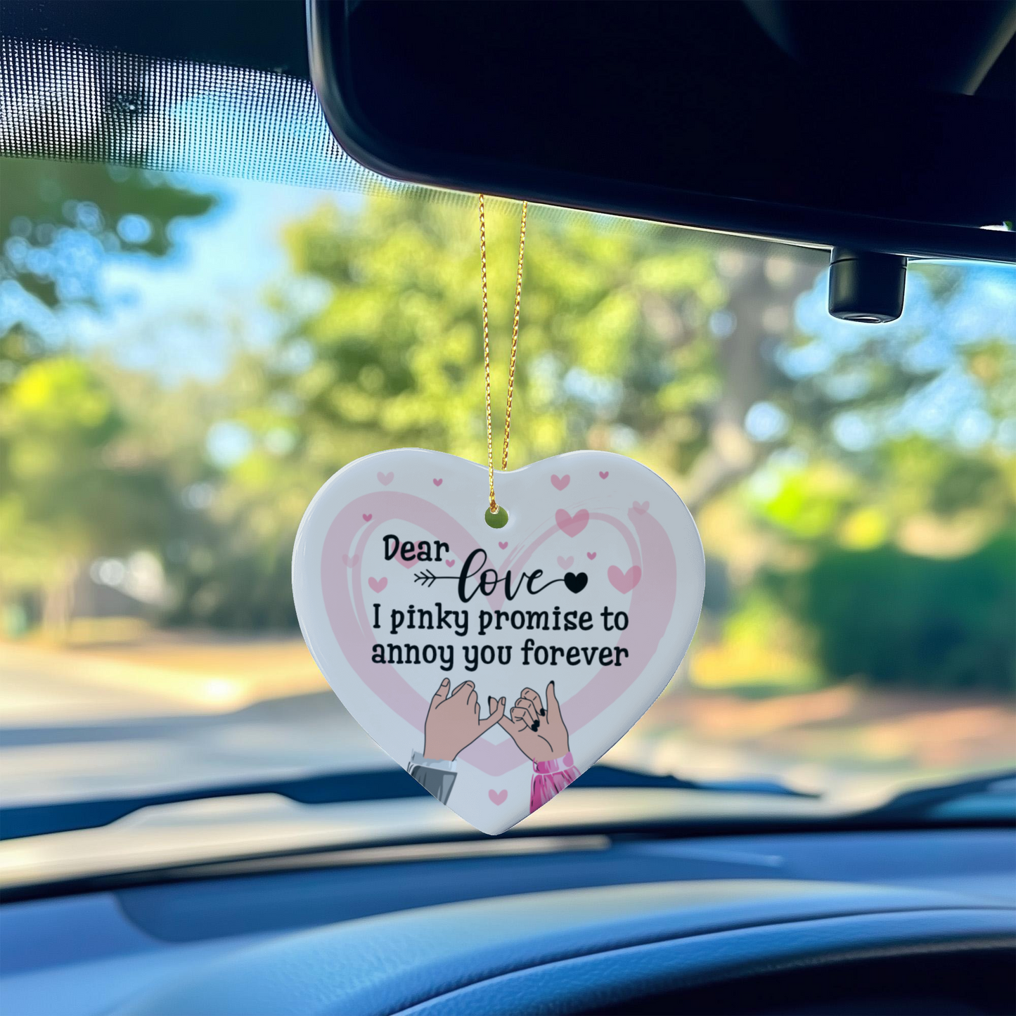 Sample for Joe - ceramic heart ornament