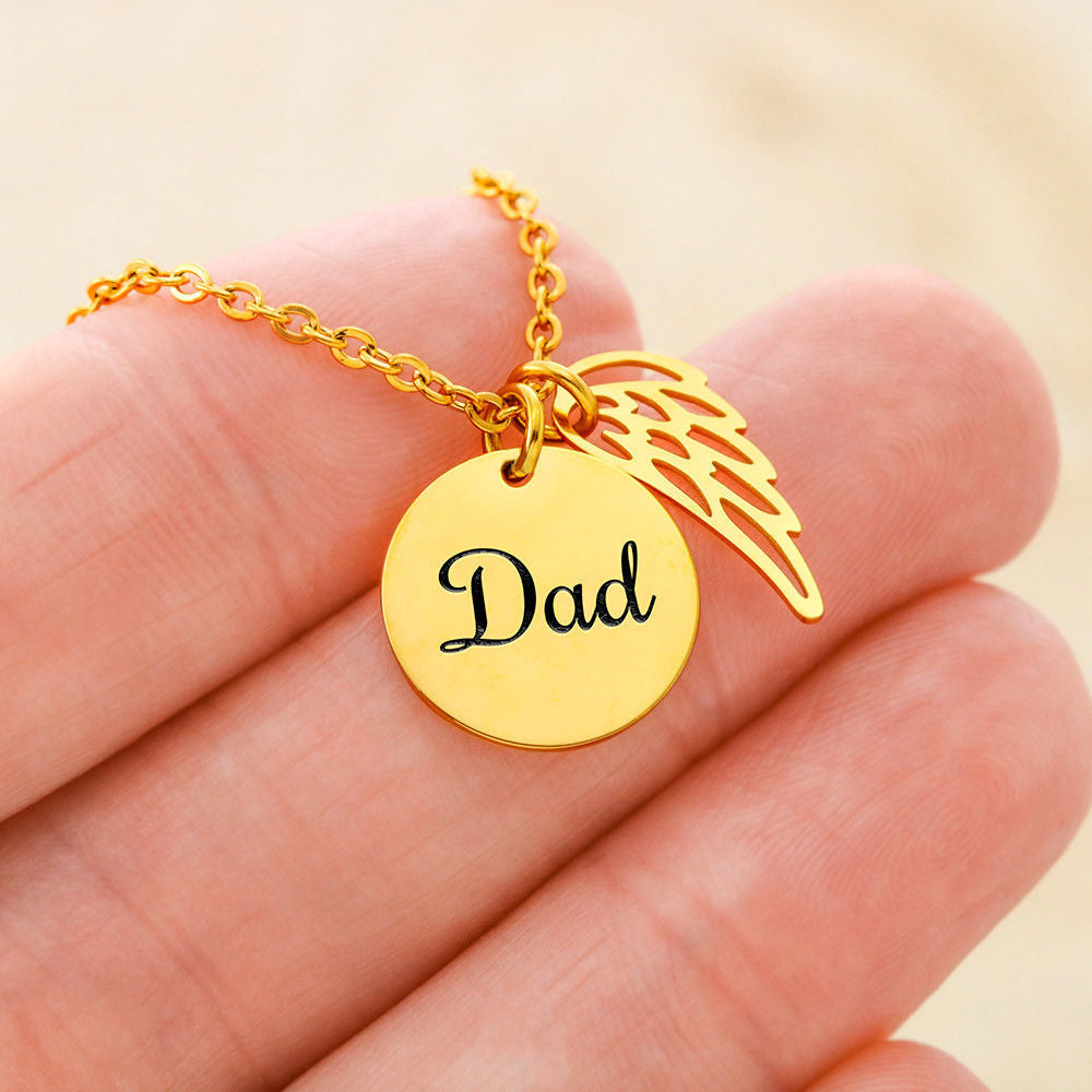 Sample for Joe - Memorial Dad Necklace 9/30