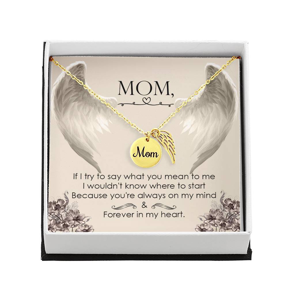 Sample for Joe - Memorial Mom Necklace 9/30