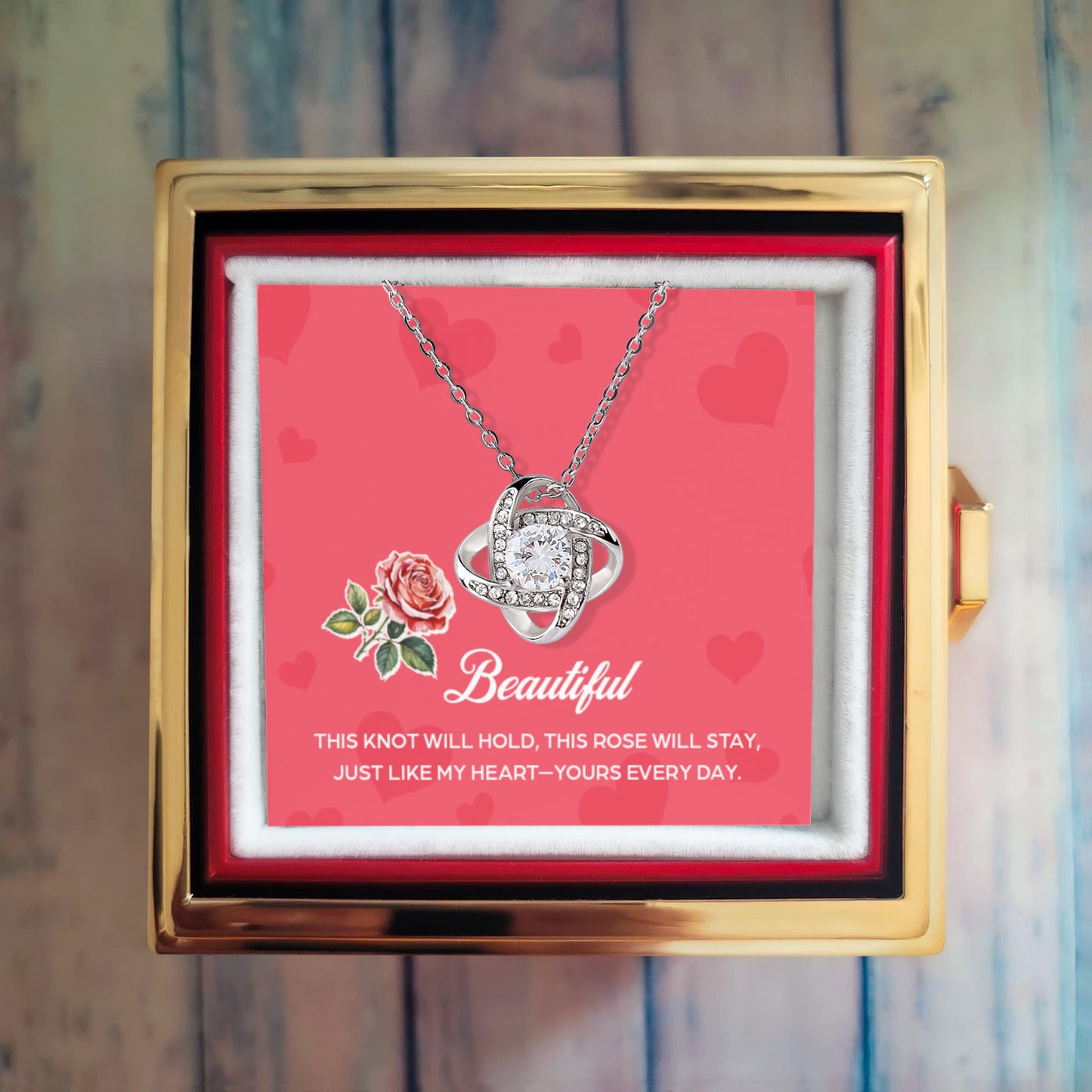 A Rose Will Stay - Rotating Rose Box